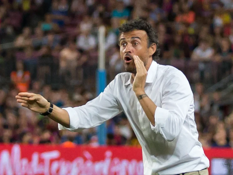 Luis Enrique, spansk fotbollstränare för Paris Saint-Germain